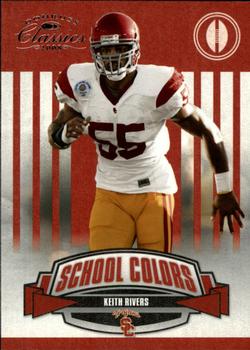 2008 Donruss Classics - School Colors #SC-22 Keith Rivers Front