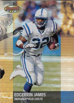 2001 Bowman's Best #4 Edgerrin James Front