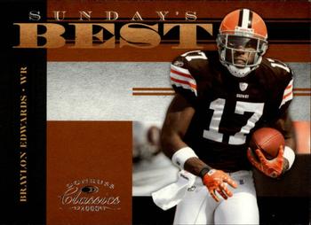 2008 Donruss Classics - Sunday's Best #SB-15 Braylon Edwards Front