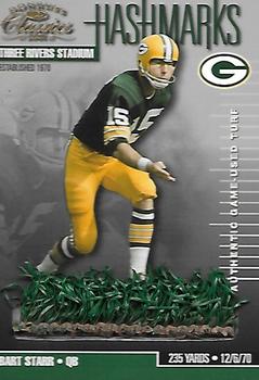 2001 Donruss Classics - Hash Marks #HM-9 Bart Starr Front