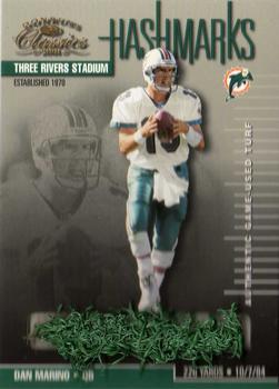 2001 Donruss Classics - Hash Marks #HM-13 Dan Marino Front