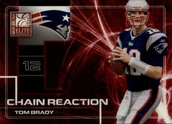 2008 Donruss Elite - Chain Reaction Red #CR-9 Tom Brady Front