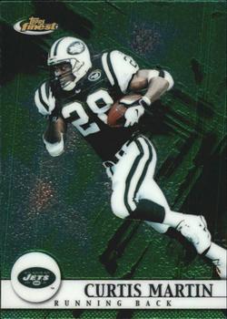 2001 Finest #43 Curtis Martin Front