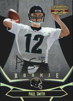 2008 Donruss Gridiron Gear - Autographs Gold Holofoil #178 Paul Smith Front