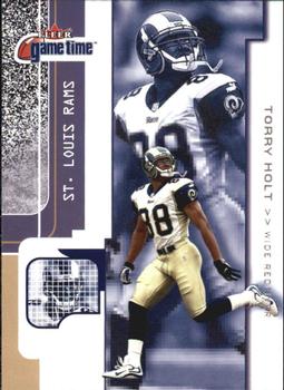 2001 Fleer Game Time #21 Torry Holt Front