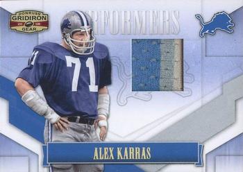 2008 Donruss Gridiron Gear - Performers Jerseys Prime #P-1 Alex Karras Front