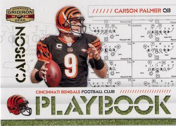 2008 Donruss Gridiron Gear - Playbook Gold #PL-5 Carson Palmer Front