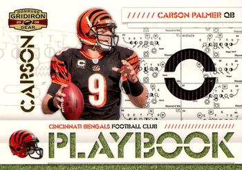 2008 Donruss Gridiron Gear - Playbook Jerseys O's #PL-5 Carson Palmer Front