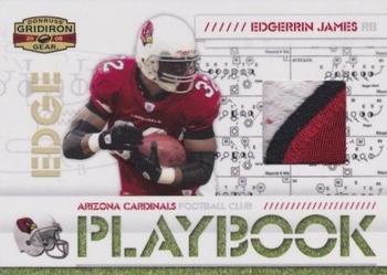 2008 Donruss Gridiron Gear - Playbook Jerseys Patch #PL-25 Edgerrin James Front