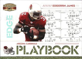 2008 Donruss Gridiron Gear - Playbook Silver #PL-25 Edgerrin James Front