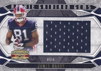 2008 Donruss Gridiron Gear - Rookie Gridiron Gems Jerseys Jumbo Swatch #218 James Hardy Front