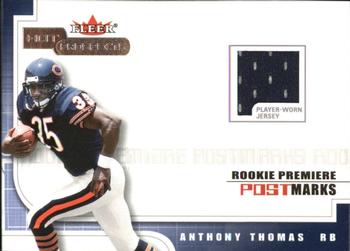 2001 Fleer Hot Prospects - Rookie Premiere Postmarks #NNO Anthony Thomas Front