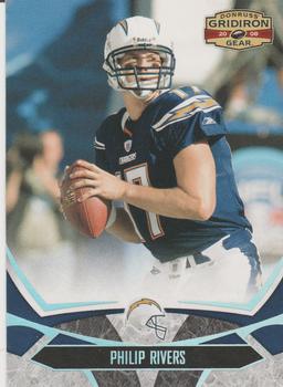 2008 Donruss Gridiron Gear - Silver Holofoil #80 Philip Rivers Front