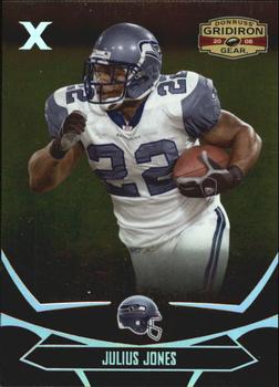 2008 Donruss Gridiron Gear - Silver Holofoil X's #88 Julius Jones Front