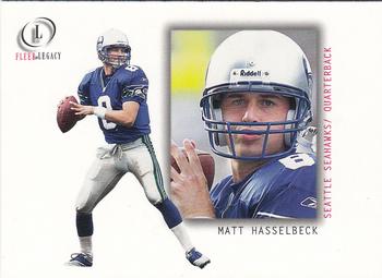 2001 Fleer Legacy #16 Matt Hasselbeck Front