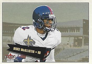 2001 Fleer Tradition #405 Deuce McAllister Front