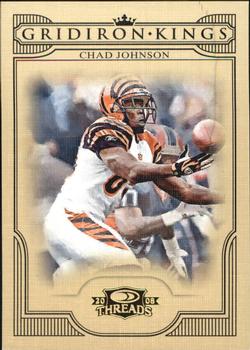 2008 Donruss Threads - Pro Gridiron Kings #PGK-1 Chad Johnson Front