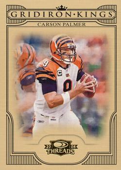 2008 Donruss Threads - Pro Gridiron Kings #PGK-18 Carson Palmer Front