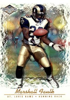 2001 Pacific Canvas Impressions #113 Marshall Faulk Front
