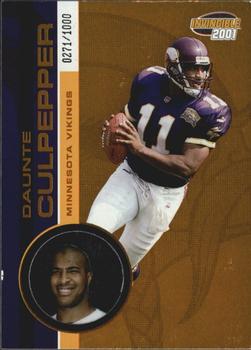 2001 Pacific Invincible #132 Daunte Culpepper Front