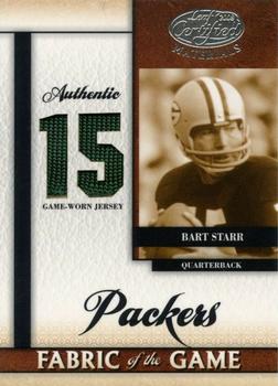 2008 Leaf Certified Materials - Fabric of the Game Jersey Number #FOG-4 Bart Starr Front