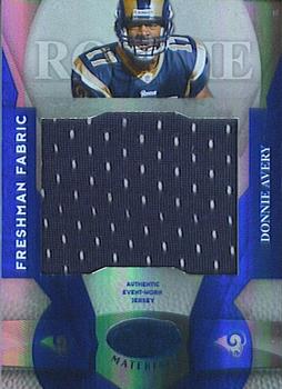 2008 Leaf Certified Materials - Mirror Blue Materials #223 Donnie Avery Front