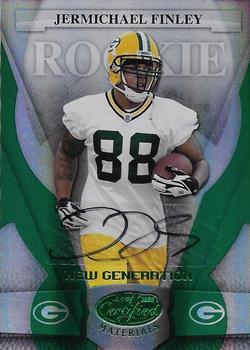 2008 Leaf Certified Materials - Mirror Emerald Signatures #168 Jermichael Finley Front