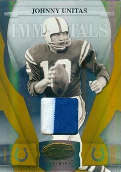 2008 Leaf Certified Materials - Mirror Gold Materials #236 Johnny Unitas Front