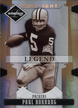 2008 Leaf Limited - Bronze Spotlight #168 Paul Hornung Front