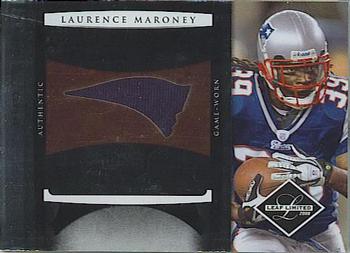 2008 Leaf Limited - Jumbo Jerseys Team Logo #22 Laurence Maroney Front