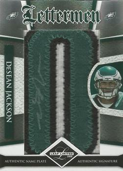 2008 Leaf Limited - Lettermen #L-29 DeSean Jackson Front