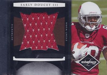 2008 Leaf Limited - Rookie Jumbo Jerseys #29 Early Doucet Front