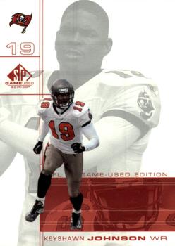 2001 SP Game Used Edition #83 Keyshawn Johnson Front