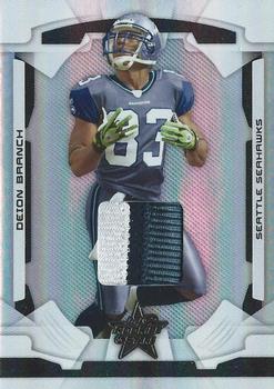 2008 Leaf Rookies & Stars - Materials Black Prime #86 Deion Branch Front