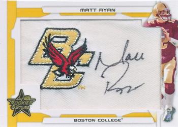 2008 Leaf Rookies & Stars - Rookie Patch Autographs College Gold #245 Matt Ryan Front
