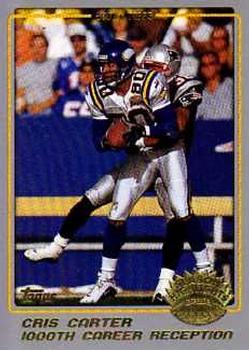 2001 Topps #284 Cris Carter Front