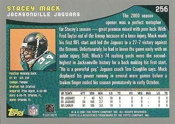 2001 Topps #256 Stacey Mack Back