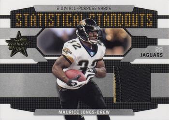 2008 Leaf Rookies & Stars - Statistical Standouts Materials Prime #SS-15 Maurice Jones-Drew Front