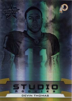 2008 Leaf Rookies & Stars - Studio Rookies Gold #SR-28 Devin Thomas Front