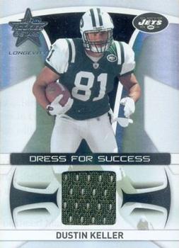 2008 Leaf Rookies & Stars Longevity - Dress for Success Jerseys #DS-28 Dustin Keller Front