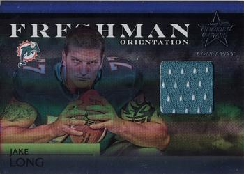 2008 Leaf Rookies & Stars Longevity - Freshman Orientation Materials Jerseys #FO-9 Jake Long Front