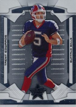 2008 Leaf Rookies & Stars - Longevity Silver #10 Trent Edwards Front