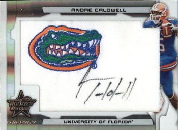 2008 Leaf Rookies & Stars Longevity - Rookie Patch Autographs College #202 Andre Caldwell Front