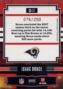 2008 Playoff Absolute Memorabilia - Canton Absolutes #CA-17 Isaac Bruce Back