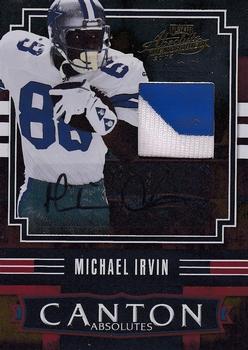 2008 Playoff Absolute Memorabilia - Canton Absolutes Materials Autographs Prime #CA-29 Michael Irvin Front