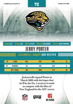 2008 Playoff Absolute Memorabilia - Retail #72 Jerry Porter Back