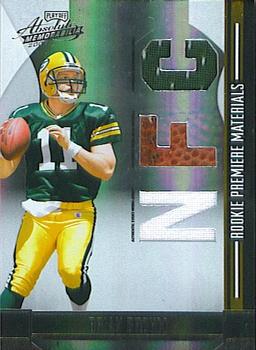 2008 Playoff Absolute Memorabilia - Rookie Premiere Materials AFC/NFC #256 Brian Brohm Front