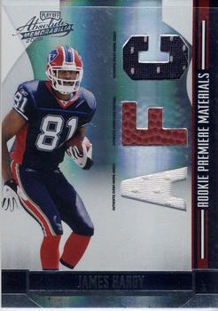 2008 Playoff Absolute Memorabilia - Rookie Premiere Materials AFC/NFC #273 James Hardy Front