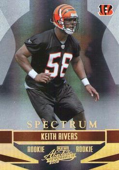 2008 Playoff Absolute Memorabilia - Spectrum Gold #203 Keith Rivers Front