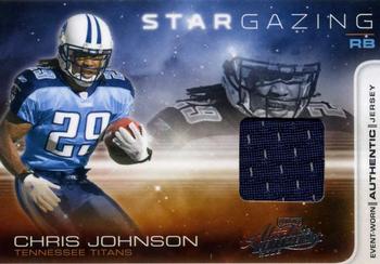 2008 Playoff Absolute Memorabilia - Star Gazing Materials #SG 2 Chris Johnson Front